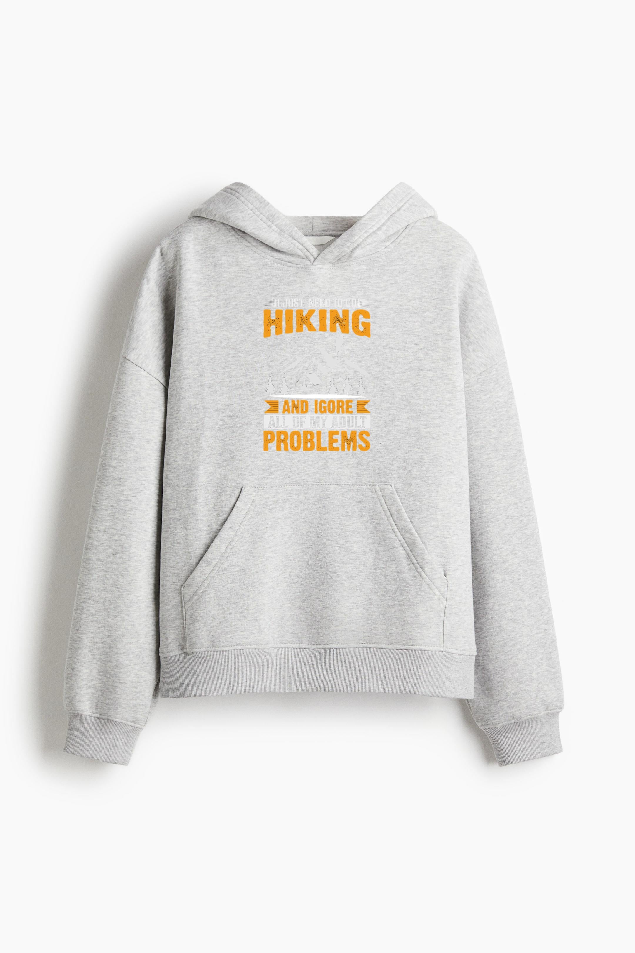 Traveler Hiking Joyful Scenic Loose-Fit Printed Hoodie image 3