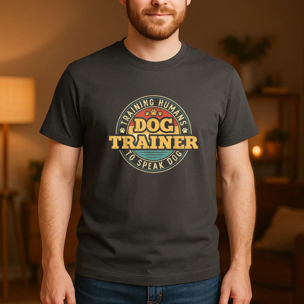 Dog Trainer Training Humans To Speak Dog T-Shirt image 3