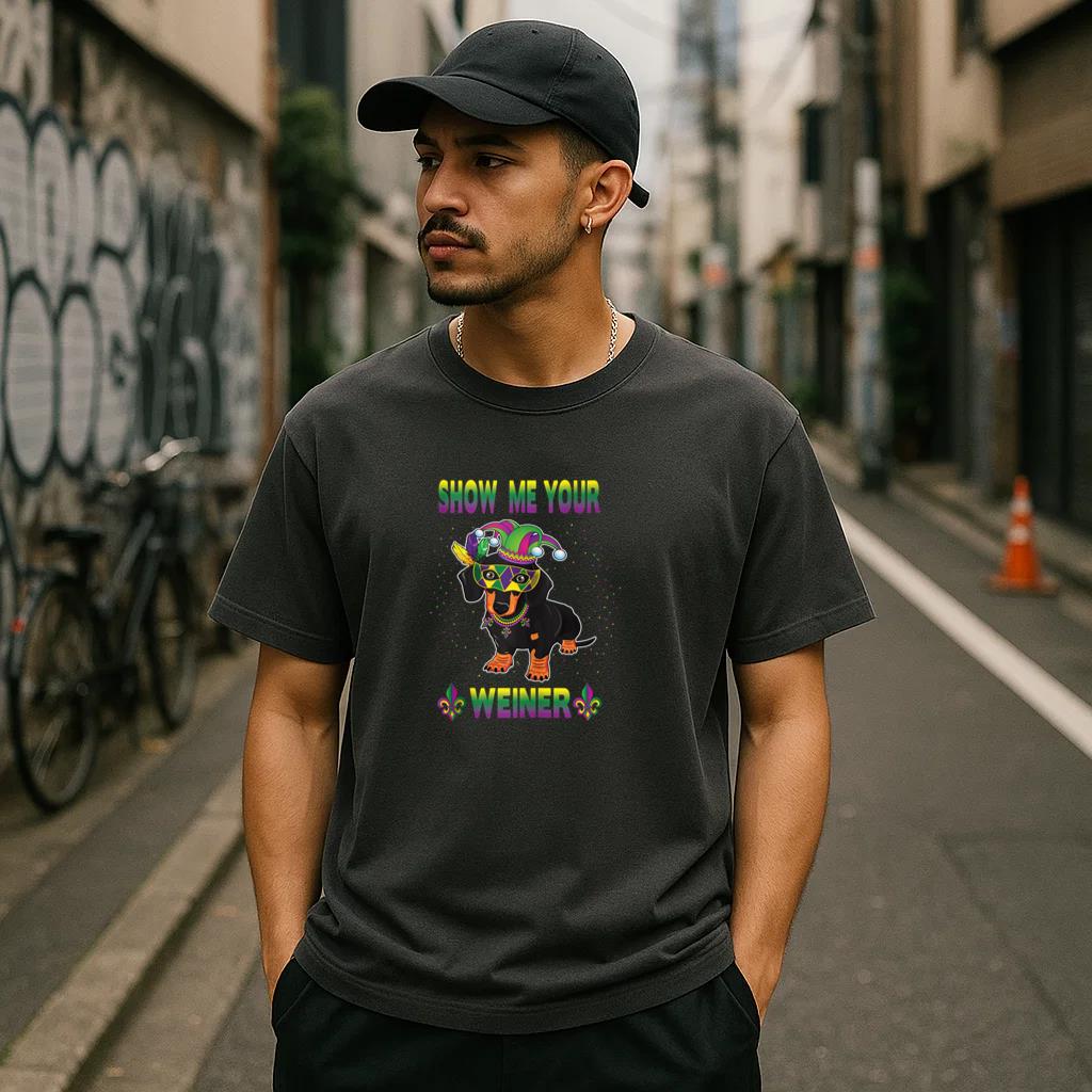 Dog Show Me Your Weiner T-Shirt image 2