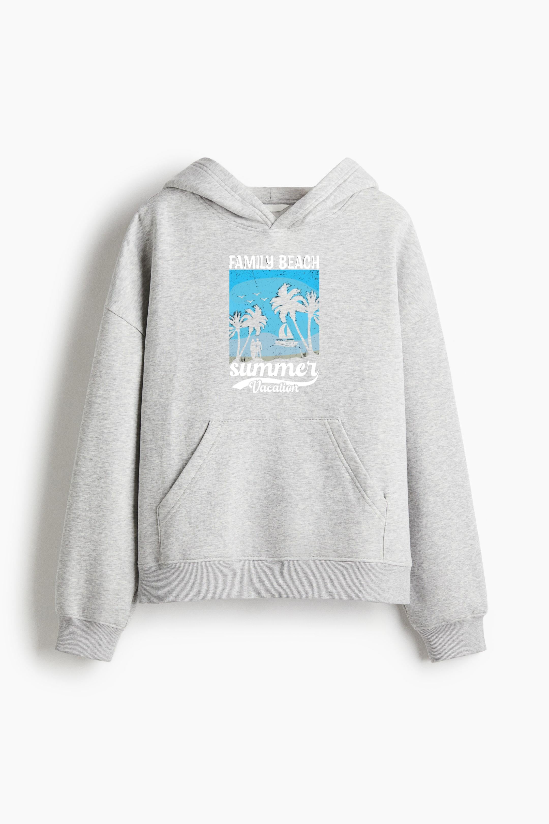 Adventurer Hiking Joyful Graphic Loose-Fit Printed Hoodie image 3
