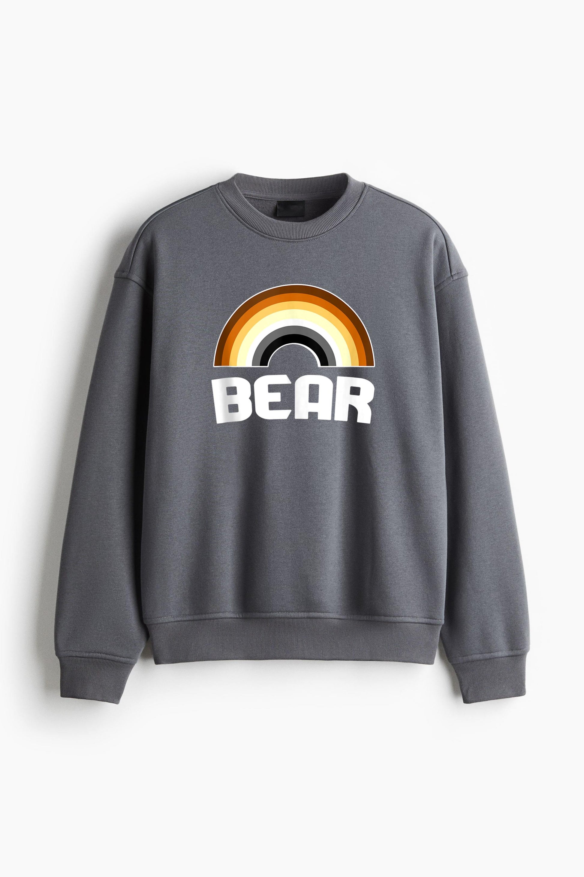 Bear Rainbow Gay Bear LGBT Regular Fit Printed Sweatshirt  image 0