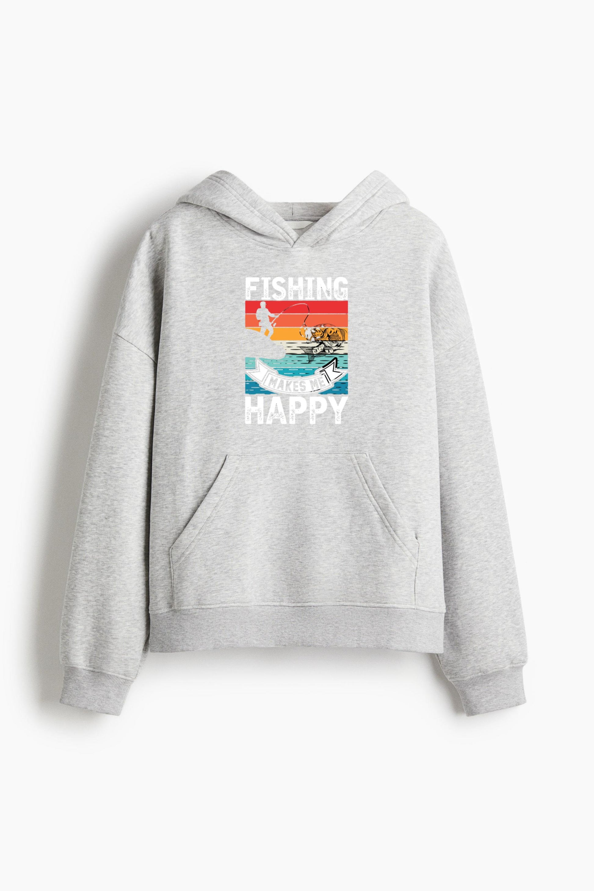 Traveler Hiking Focused Scenic Loose-Fit Printed Hoodie image 3