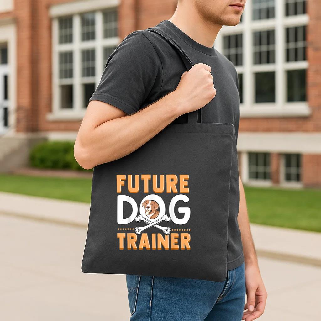 Future Dog Trainer Tote Canvas Bag image 2