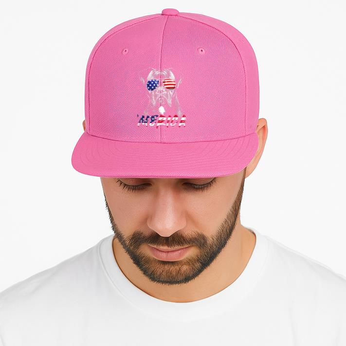 Boxer Dog American USA Flag Merica Cap image 3