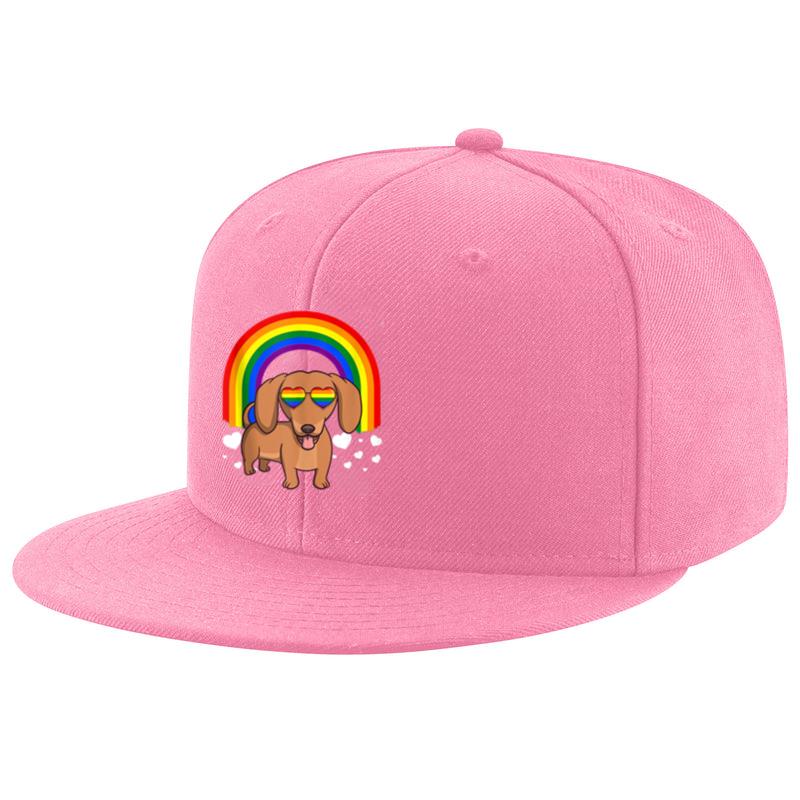 Dachshund Dog Rainbow Cap image 2