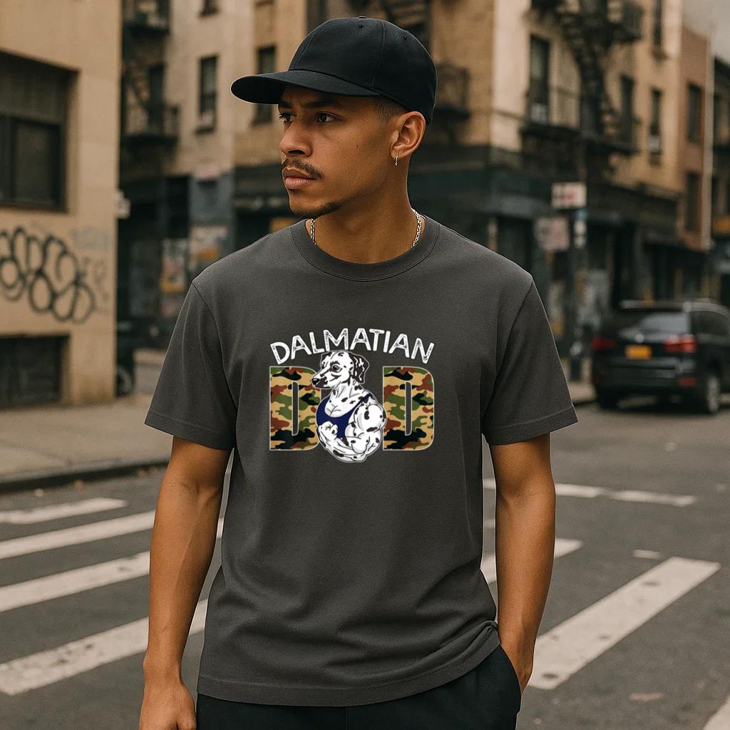 Dalmatian Dad Dog Father Day T-Shirt image 0