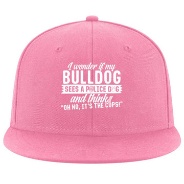 Bulldog Sees Police Dog And Thinks Its The Cops Cap image 0