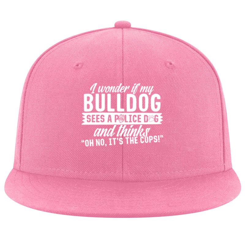 Bulldog Sees Police Dog And Thinks Its The Cops Cap image 0
