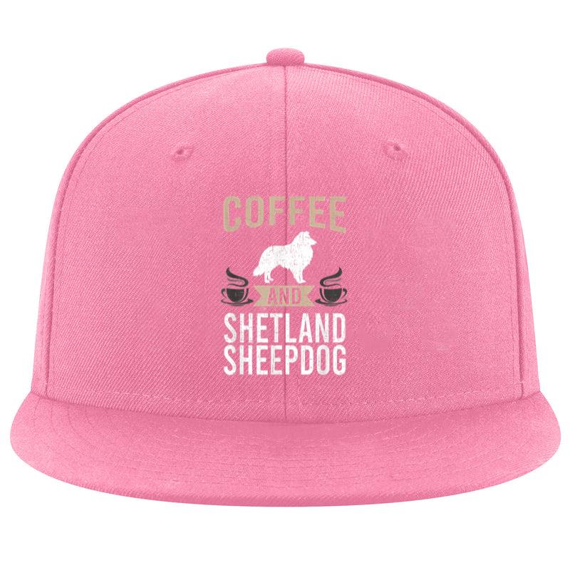Coffee And Shetland Sheepdog Dog Cap image 0