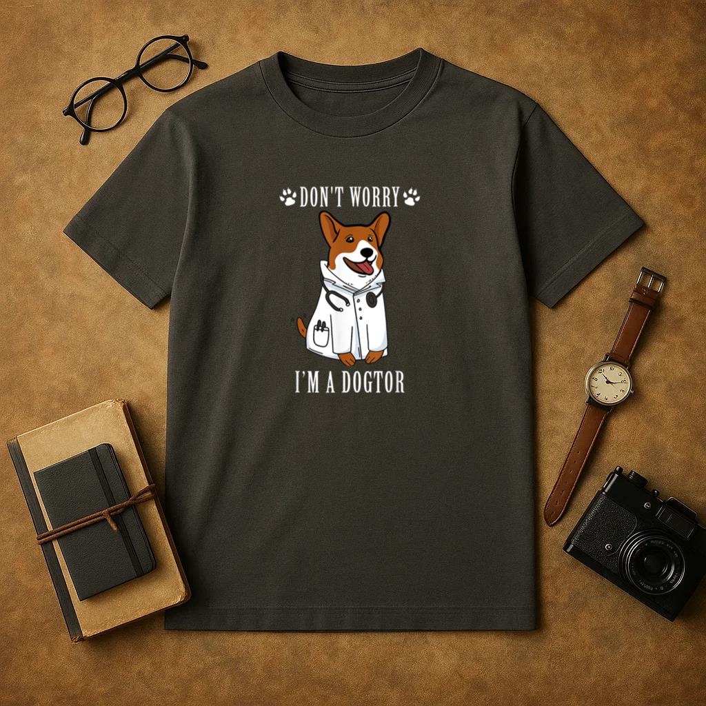 Dont Worry Im A Dogtor T-Shirt image 0