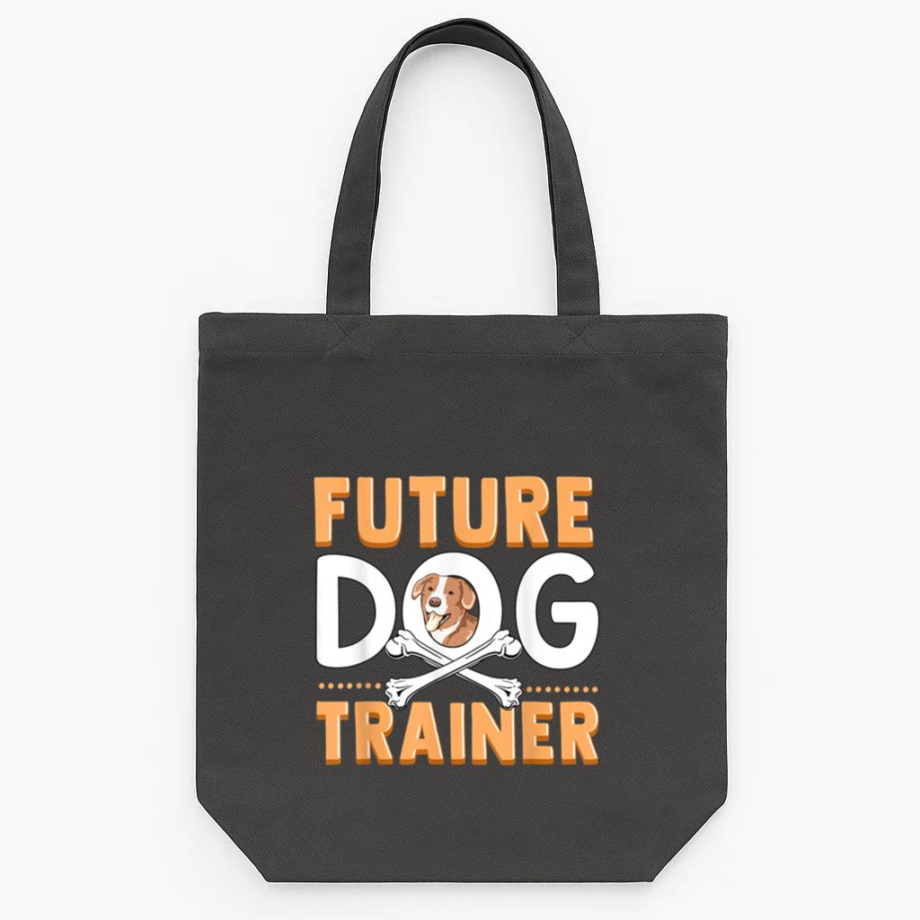 Future Dog Trainer Tote Canvas Bag image 0