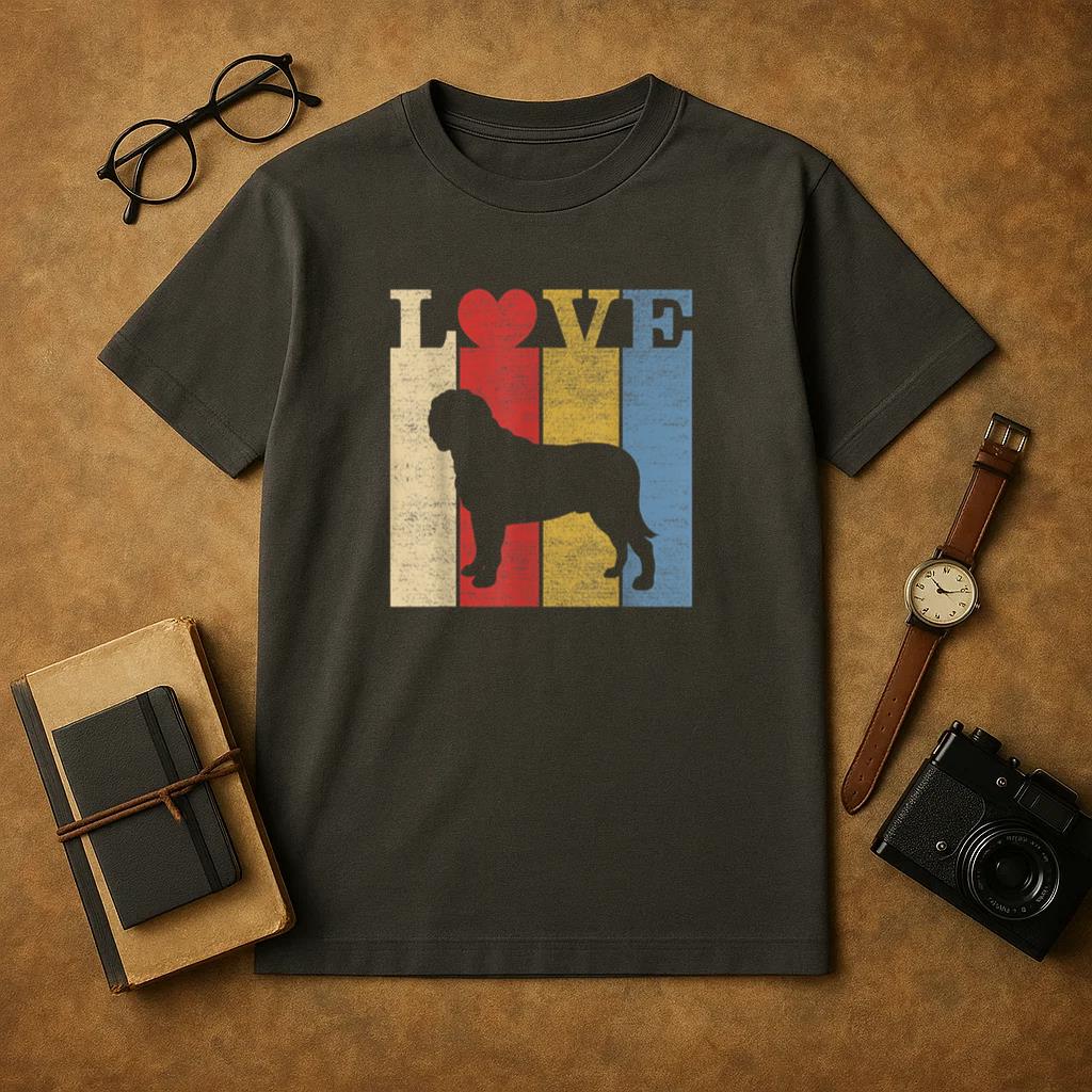 Dog Bullmastiff Dog Vintage T-Shirt image 0