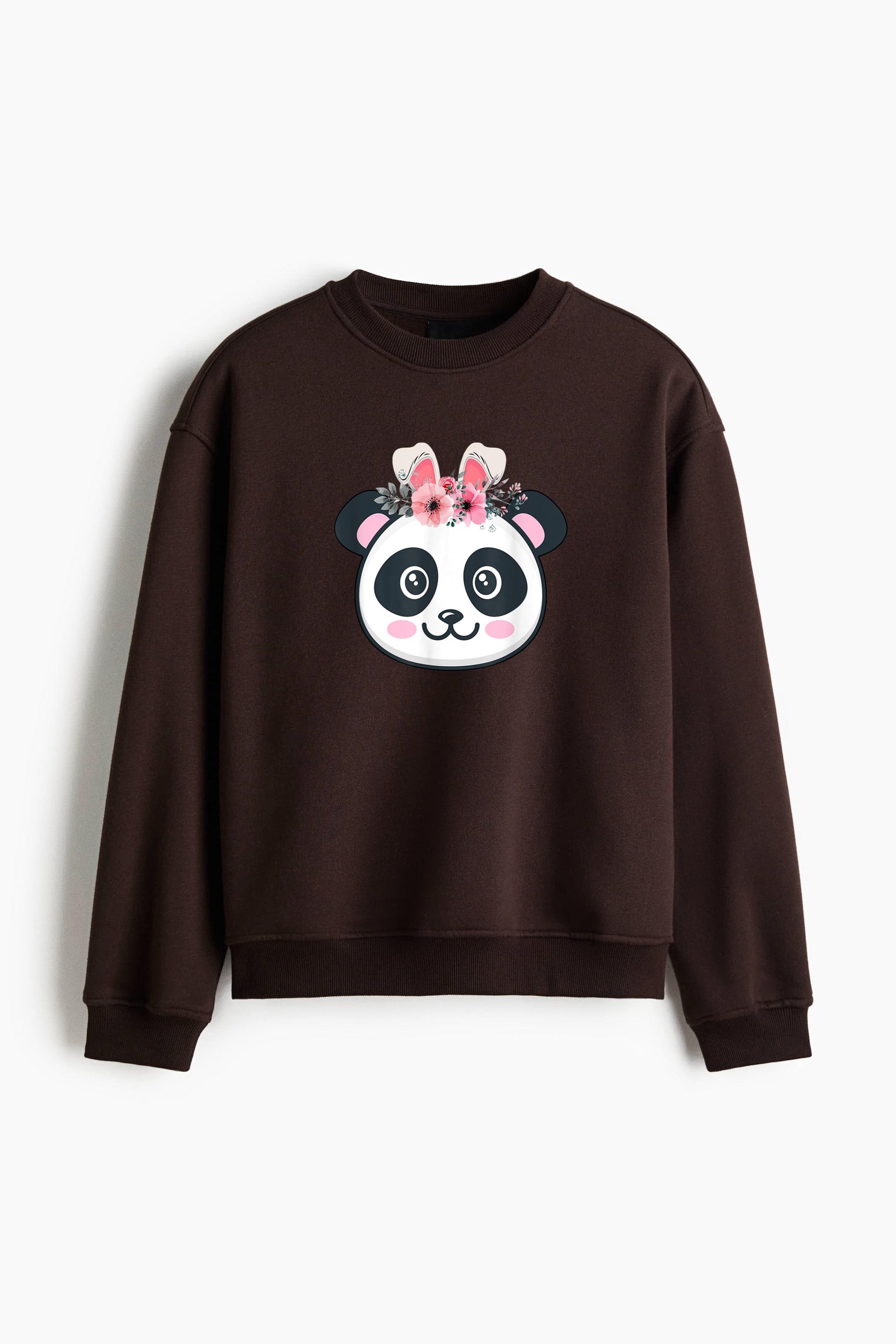 Easter Bunny Panda Bear Regular Fit Printed Sweatshirt  image 1