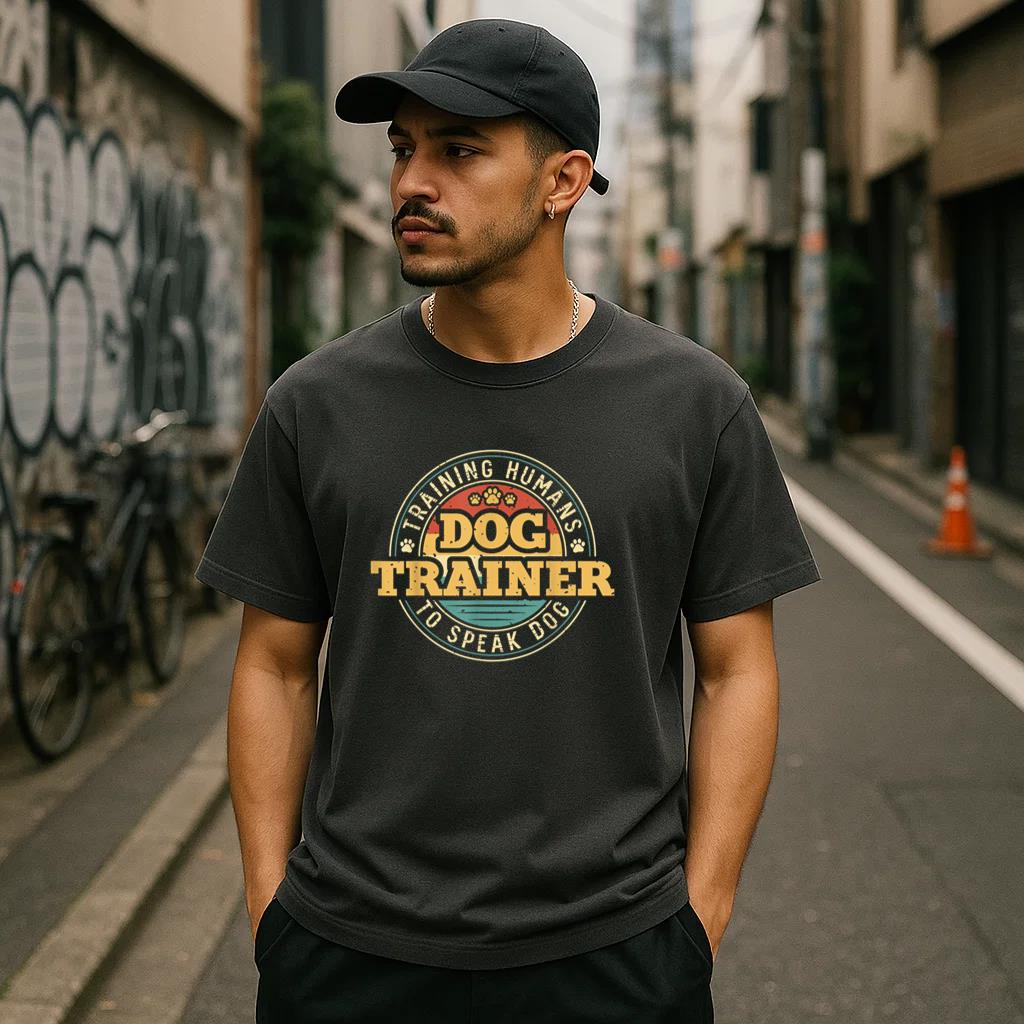Dog Trainer Training Humans To Speak Dog T-Shirt image 2