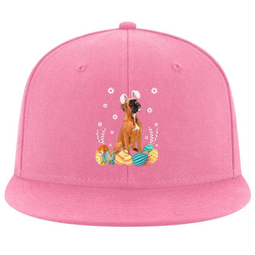 Cute Boxer Dog Easter Bunny  Funny Dog Lover Cap image 0