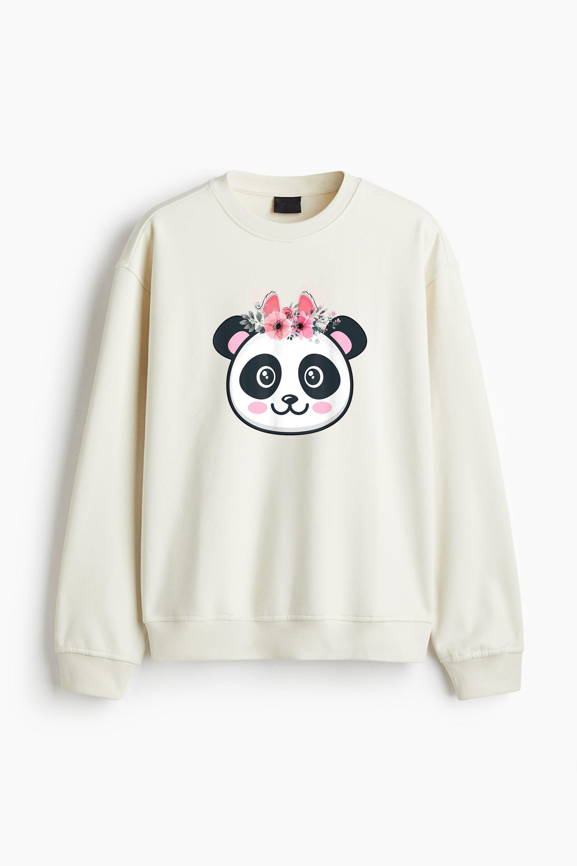 Easter Bunny Panda Bear Regular Fit Printed Sweatshirt  image 2