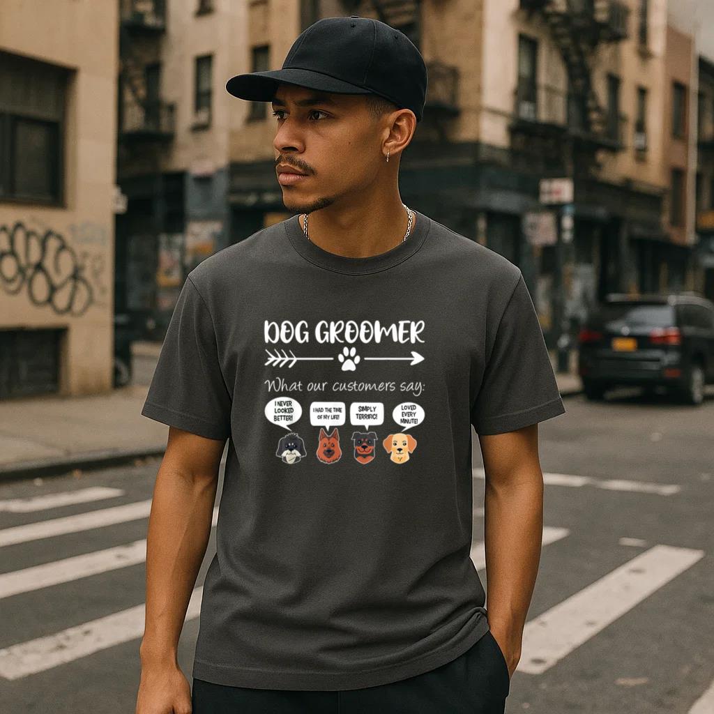 Dog Groomer What Our Customers Say T-Shirt image 1