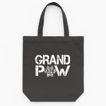 Grand Paw Dog Tote Canvas Bag image 0
