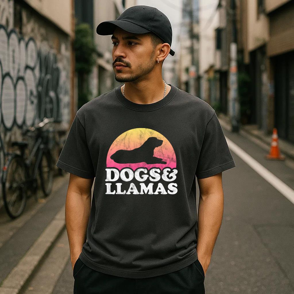 Dogs And Llamas T-Shirt image 2