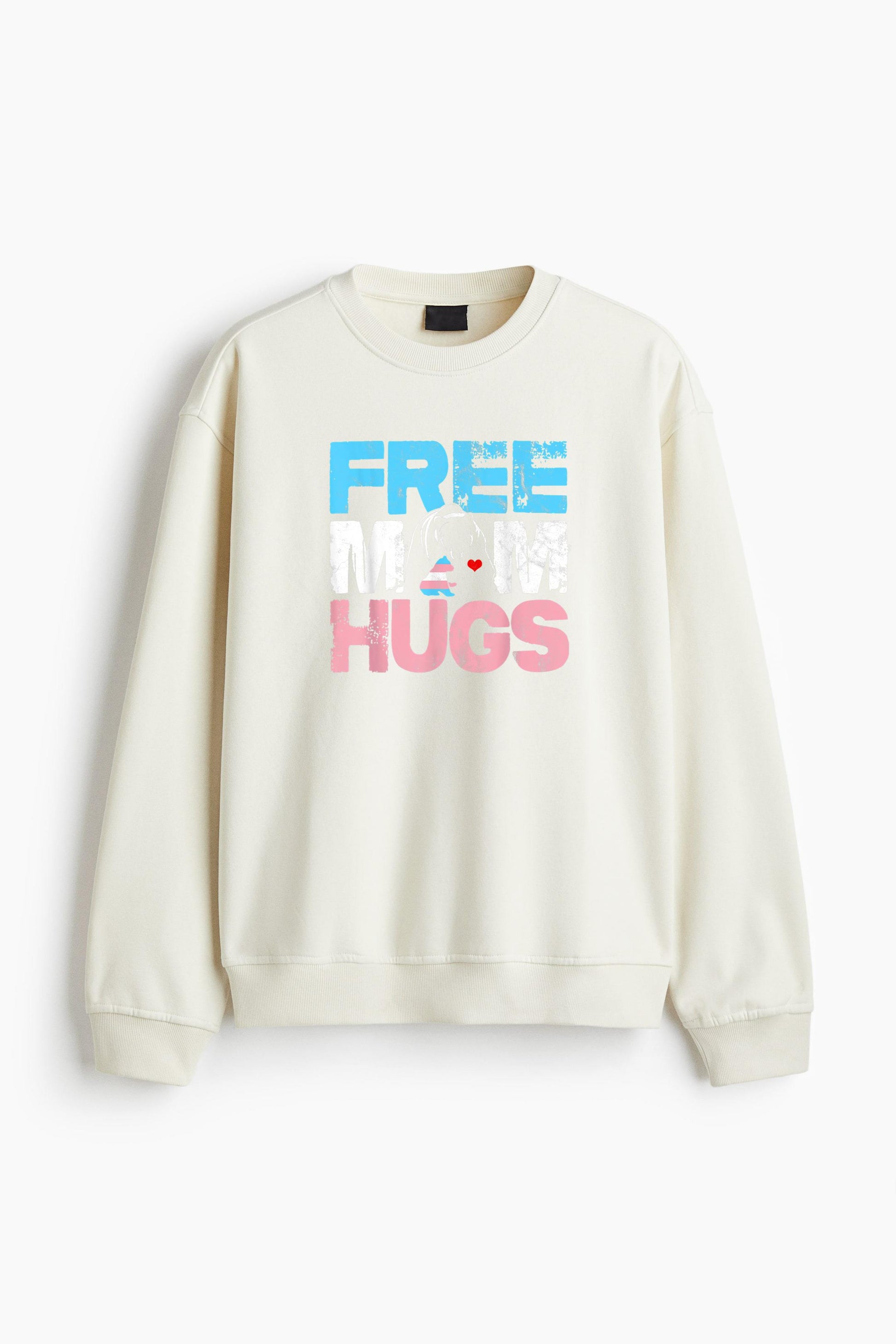Free Mom Hugs Bear Regular Fit Printed Sweatshirt  image 2