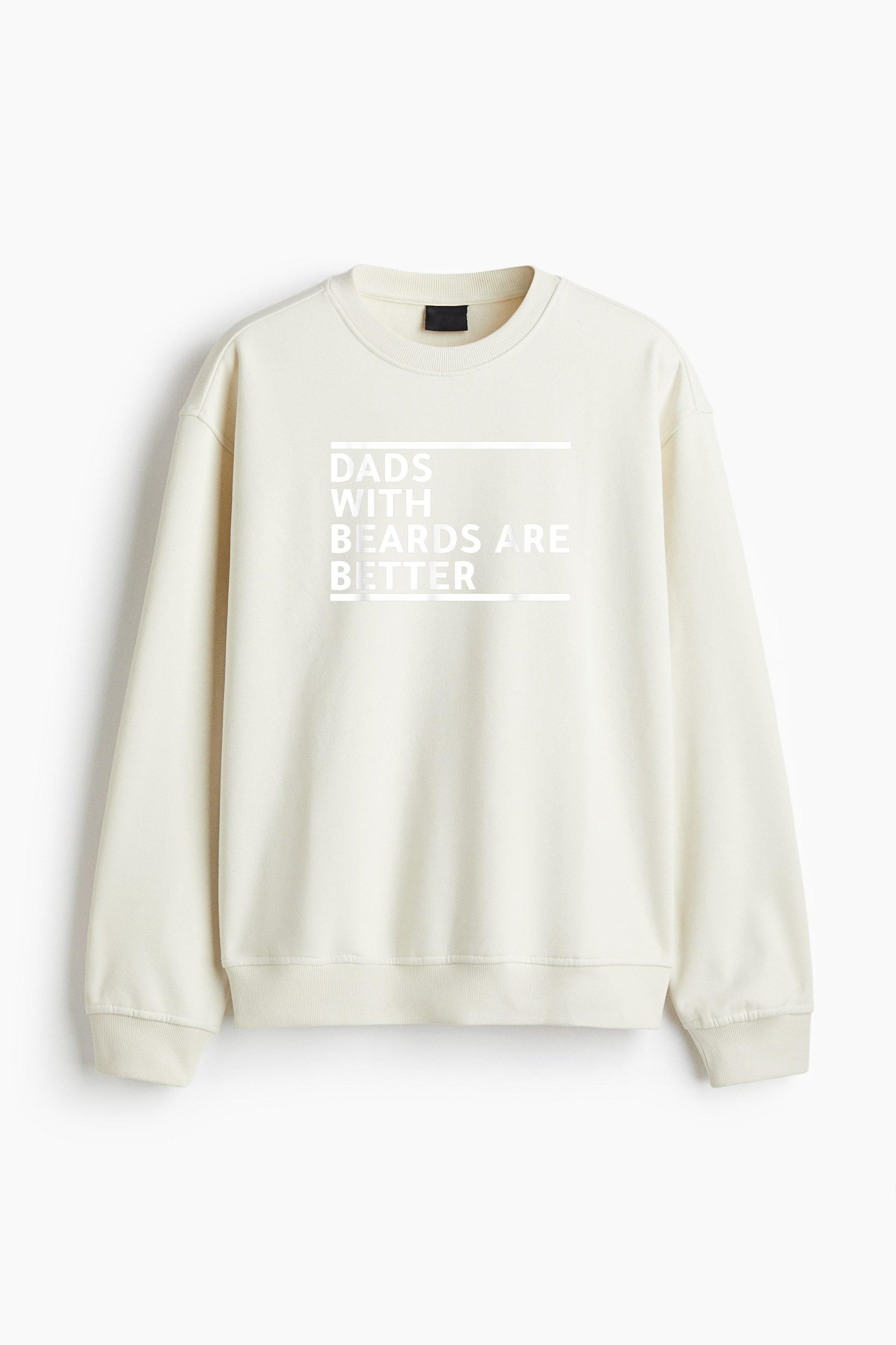Dads With Beards Are Better Regular Fit Printed Sweatshirt  image 2
