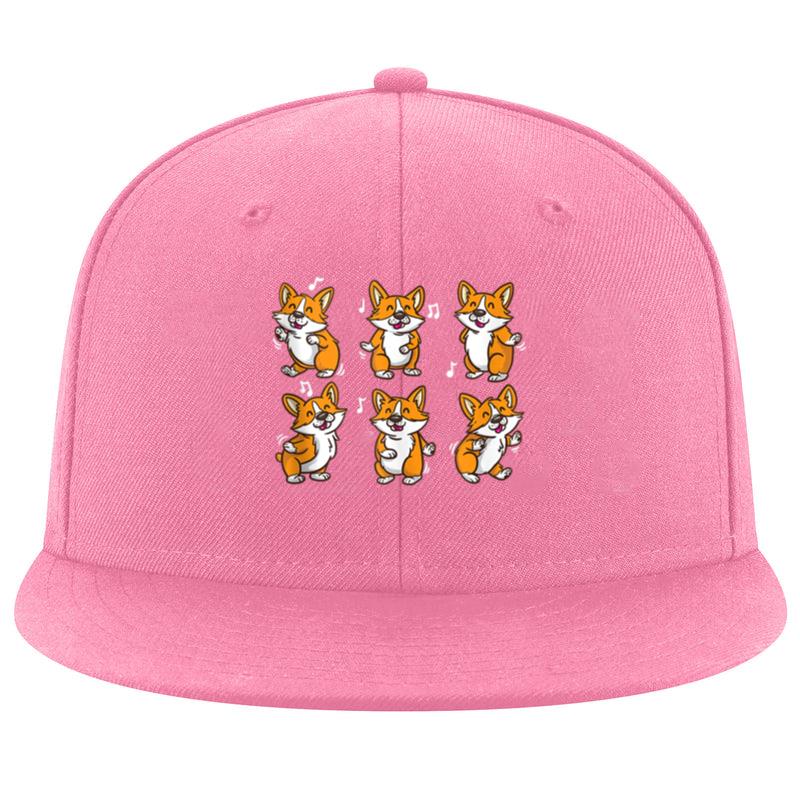 Cute Floss Dancing Corgi Puppies Dog Cap image 0