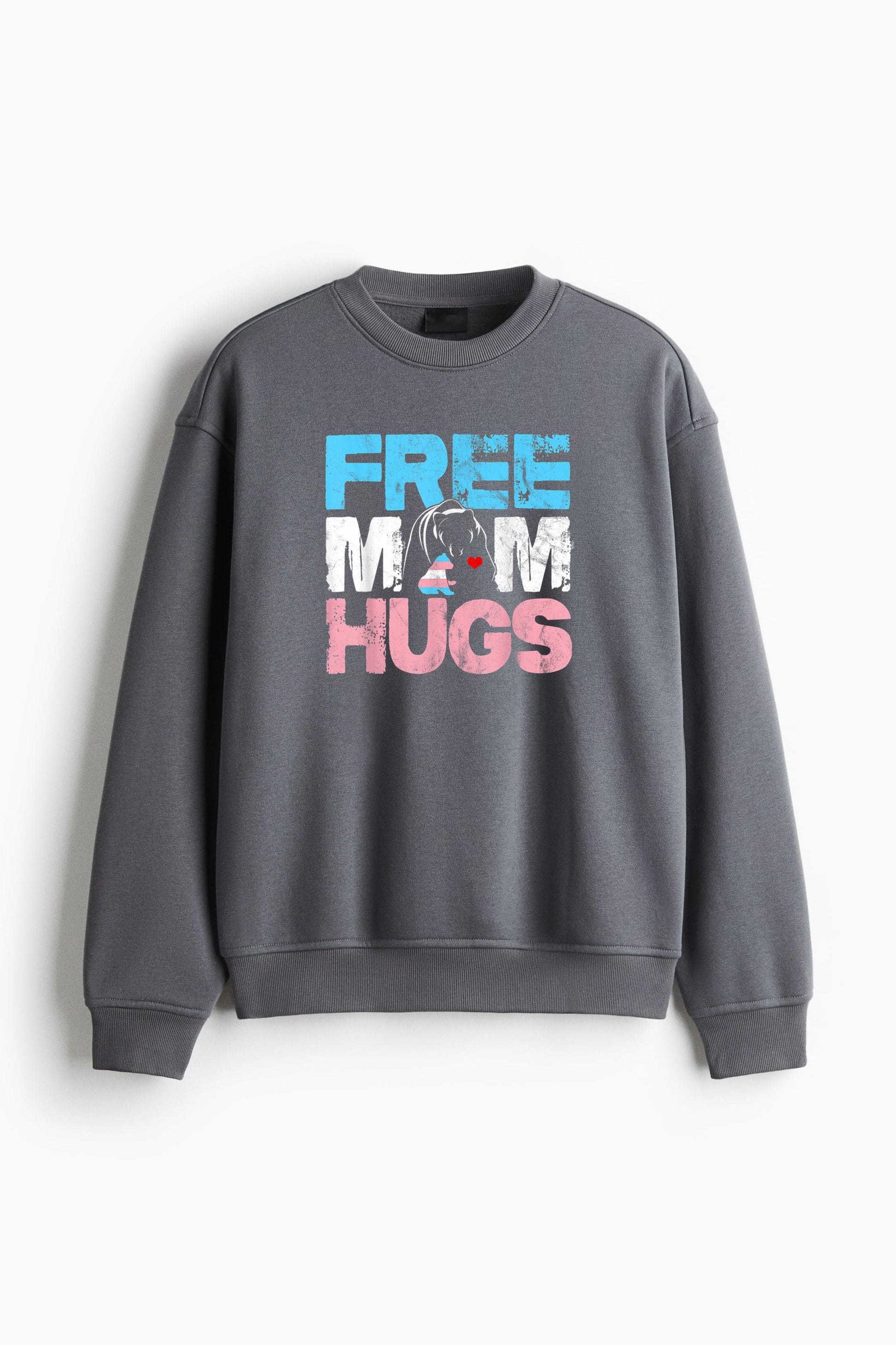 Free Mom Hugs Bear Regular Fit Printed Sweatshirt  image 0