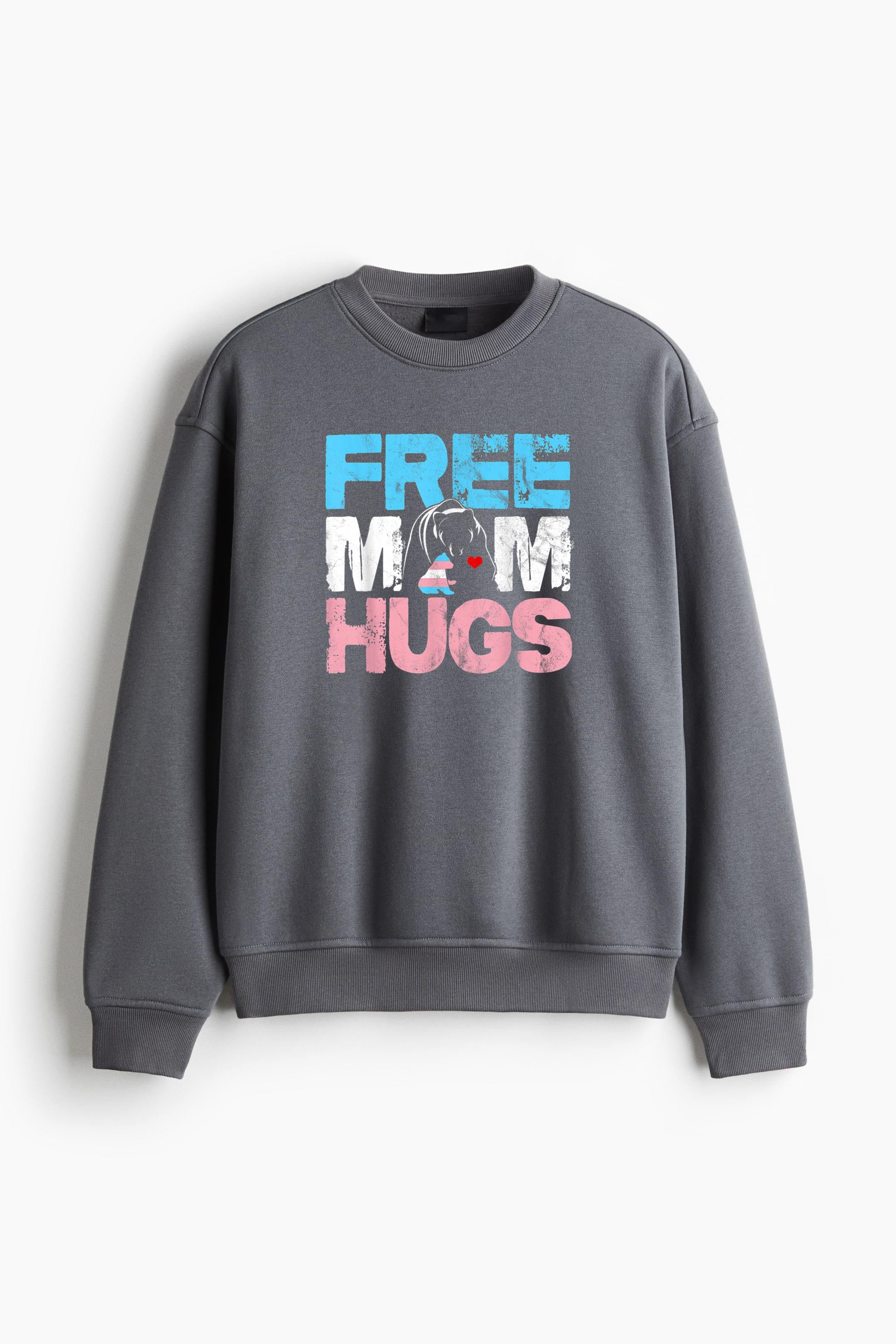 Free Mom Hugs Bear Regular Fit Printed Sweatshirt  image 0