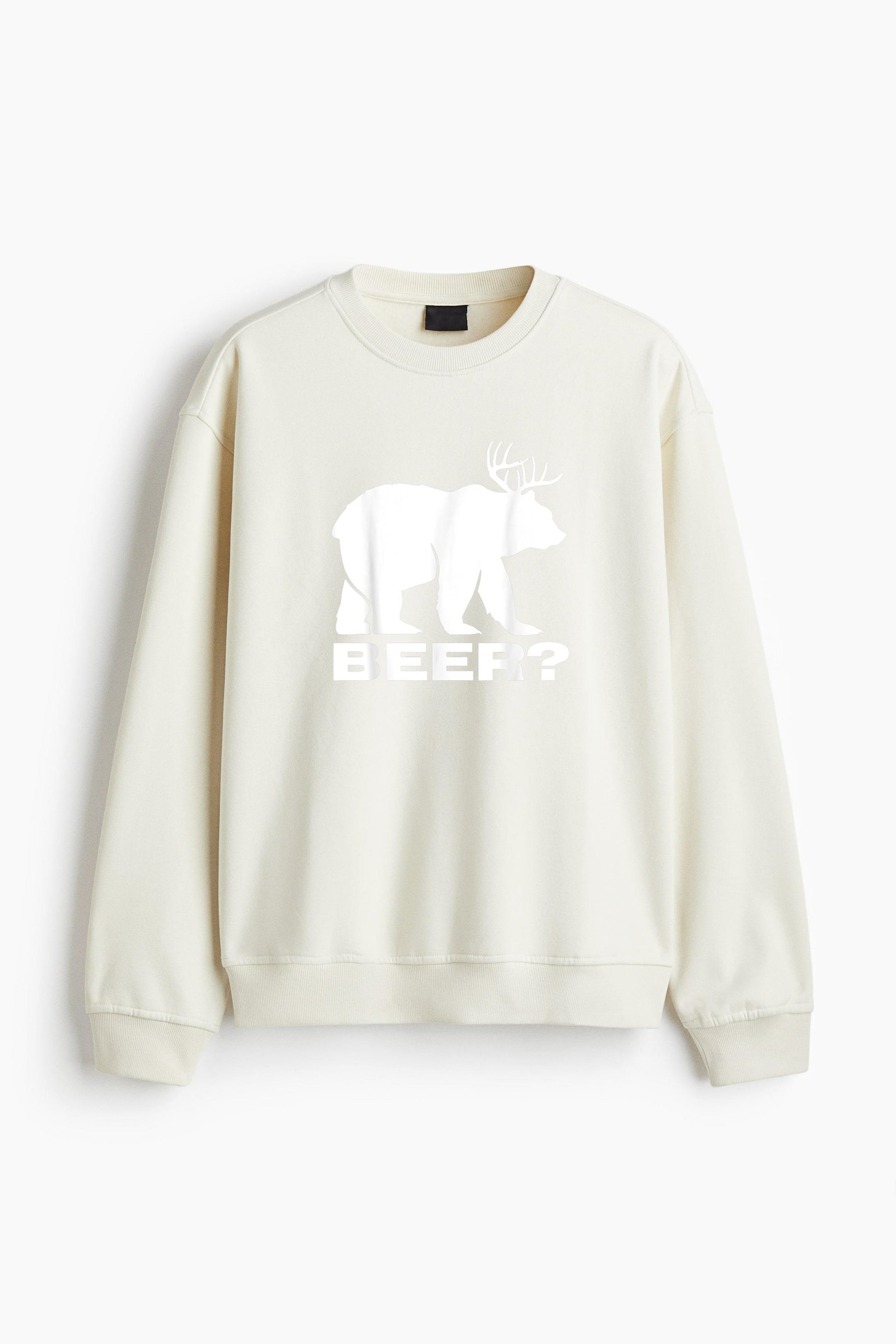 Beer Bear Deer Regular Fit Printed Sweatshirt  image 2