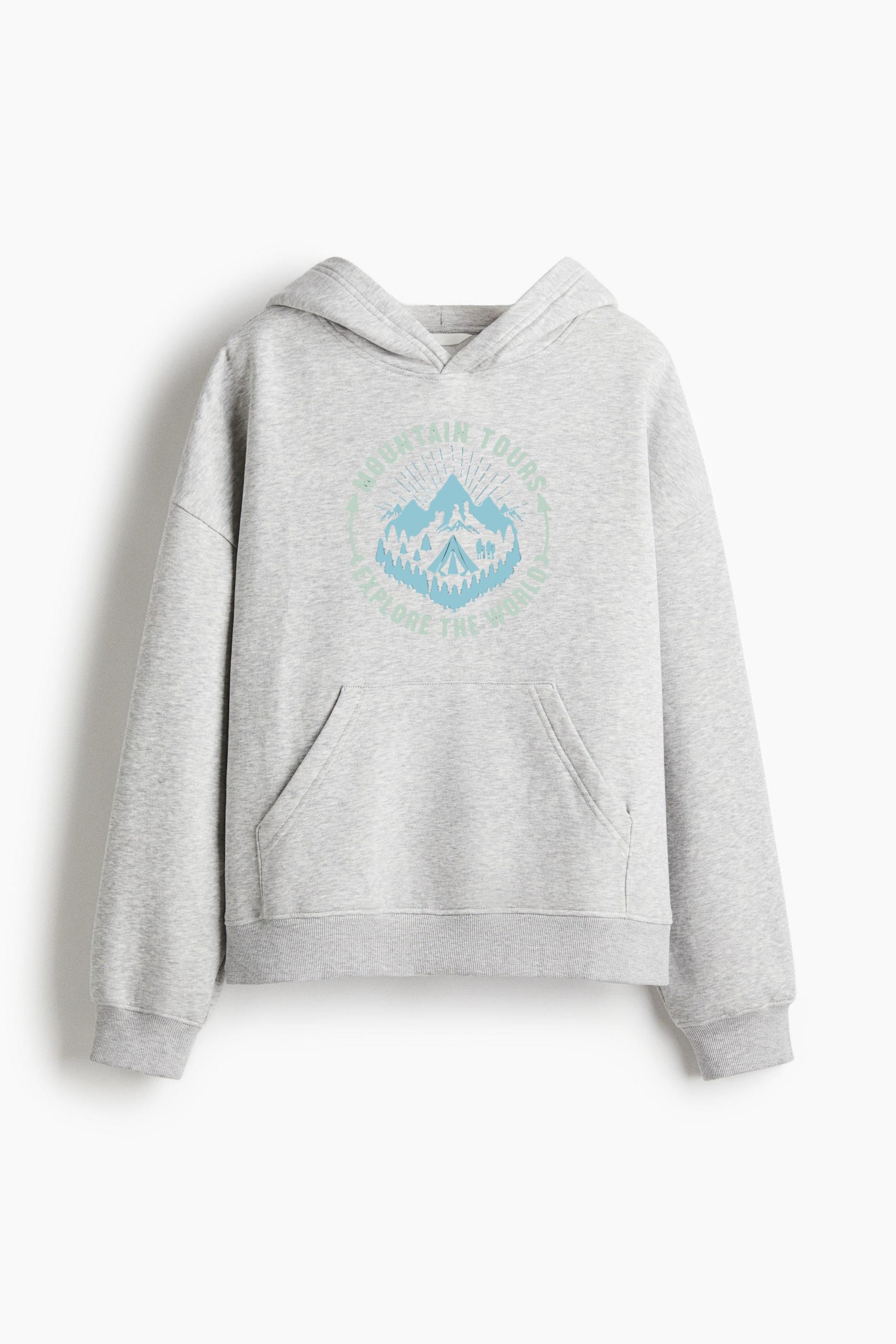 Camper Hiking Brave Bold Loose-Fit Printed Hoodie image 3