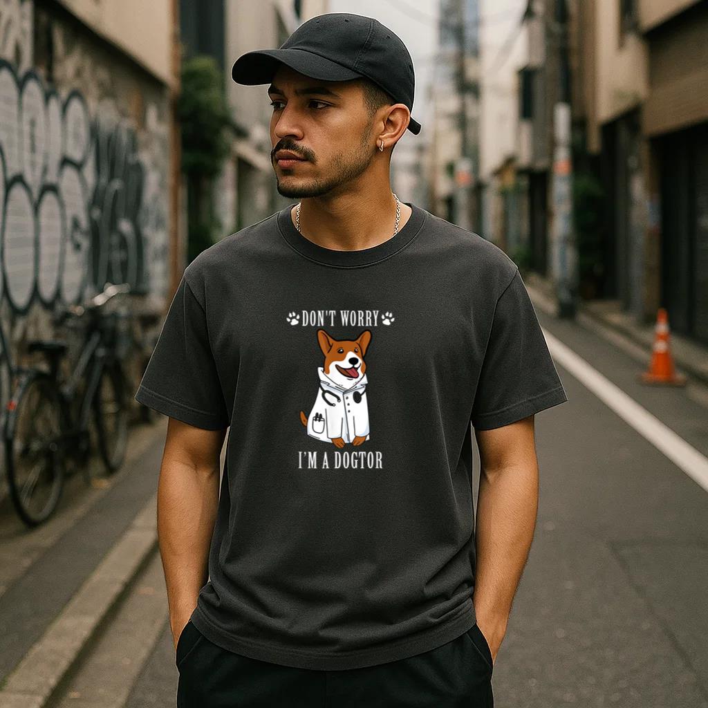 Dont Worry Im A Dogtor T-Shirt image 2