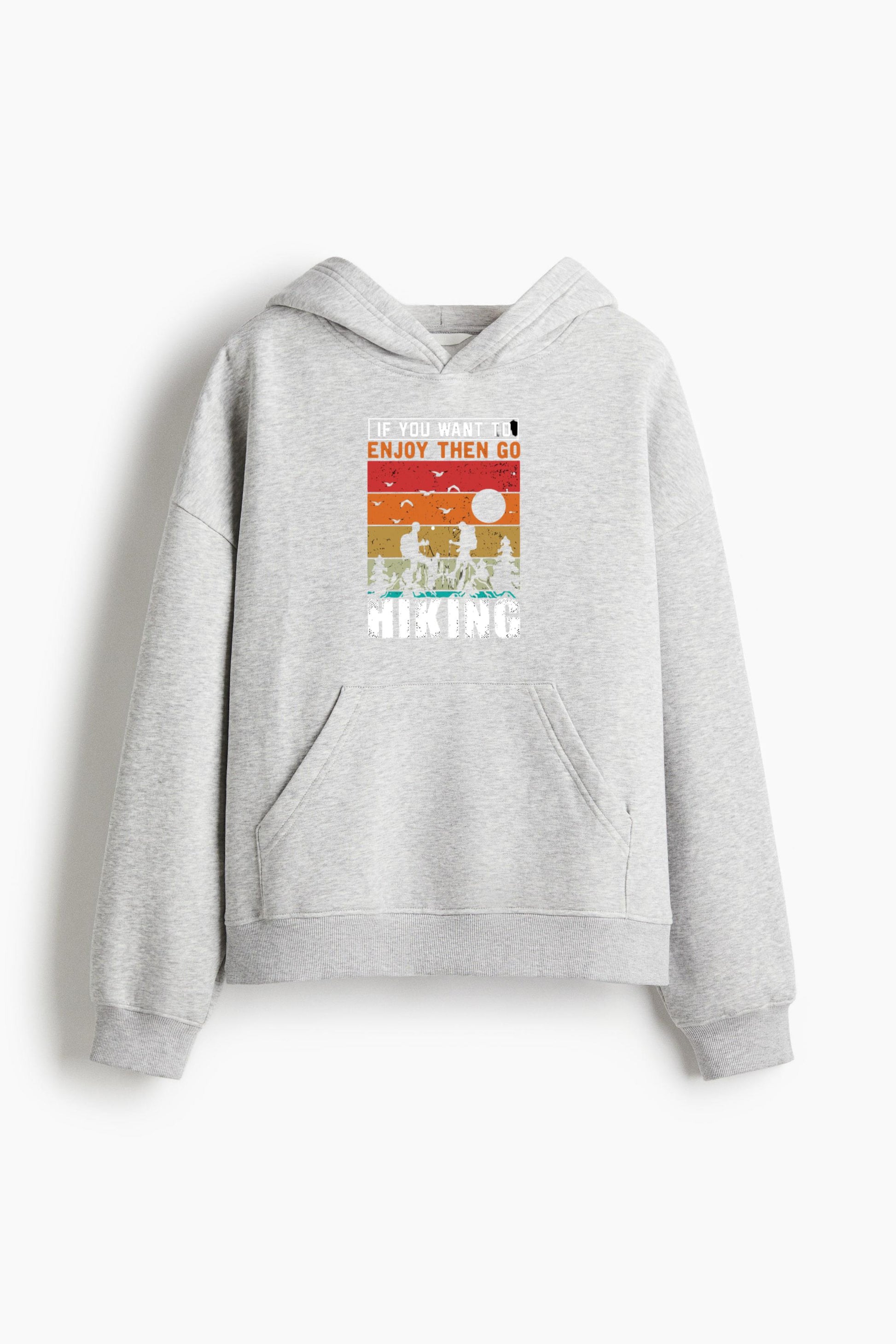 Fisher Hiking Happy Vintage Loose-Fit Printed Hoodie image 3