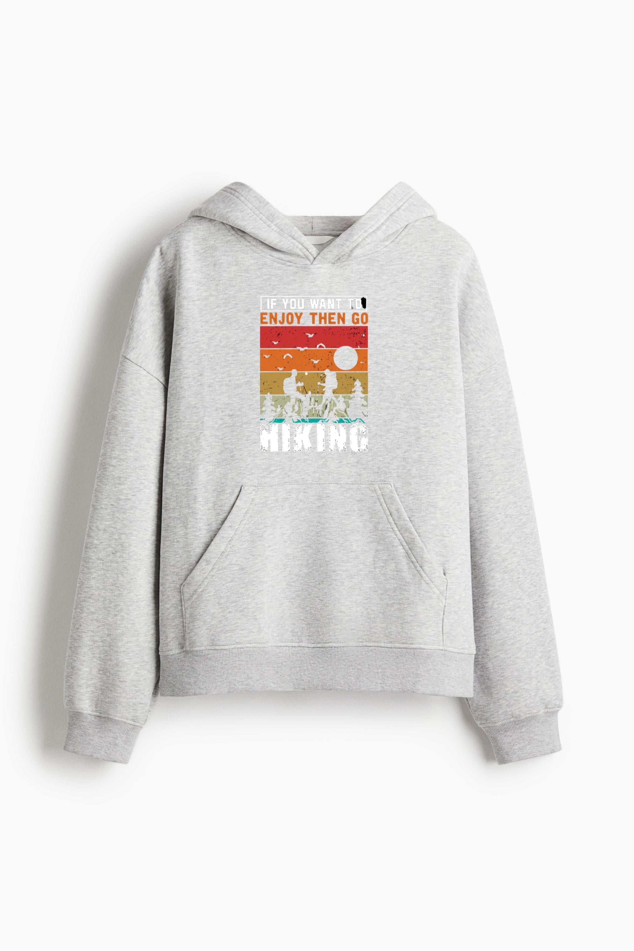 Fisher Hiking Happy Vintage Loose-Fit Printed Hoodie image 3