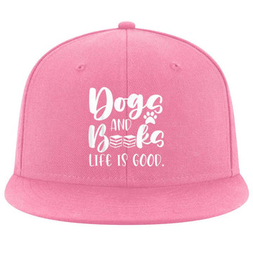 Books And Dogs Life Is Good Cap image 0