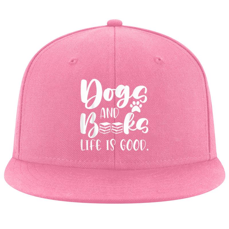 Books And Dogs Life Is Good Cap image 0