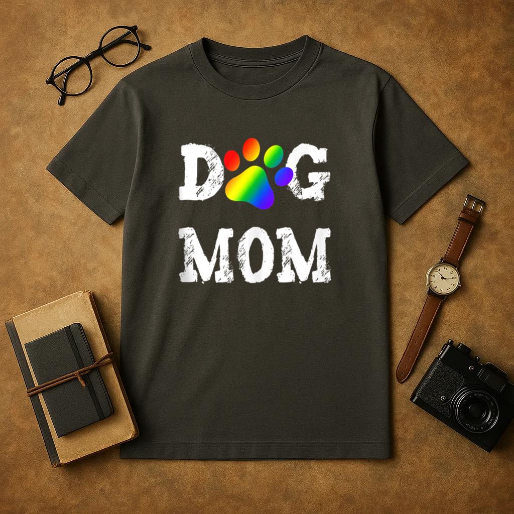 Dog Mom T-Shirt image 0