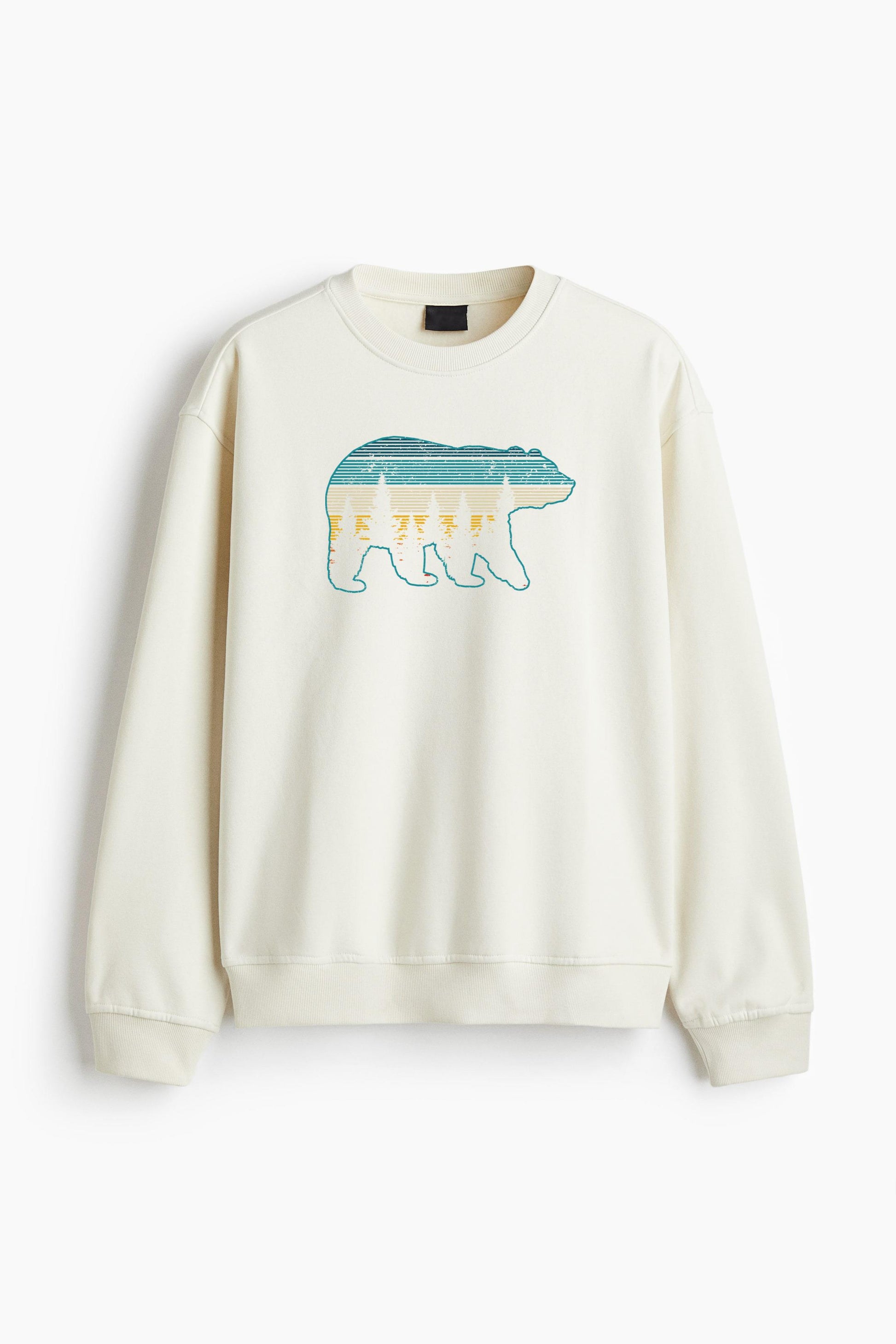 Bear Nature Hiking Hunting Regular Fit Printed Sweatshirt  image 2