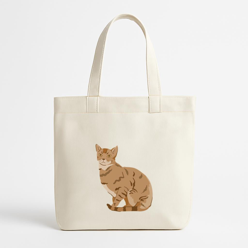 Bengal Cat Animal Canvas Tote Bag image 0