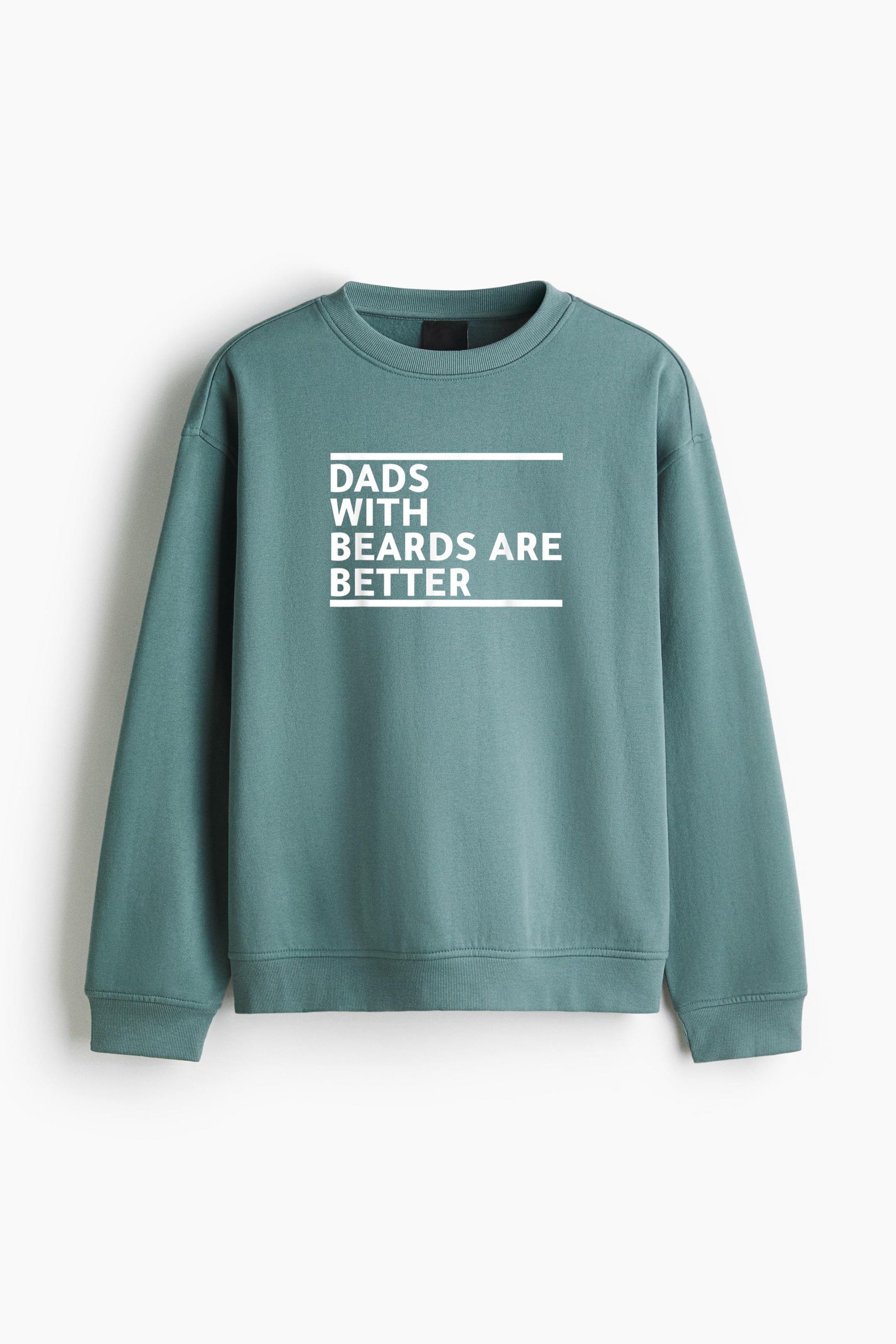 Dads With Beards Are Better Regular Fit Printed Sweatshirt  image 3