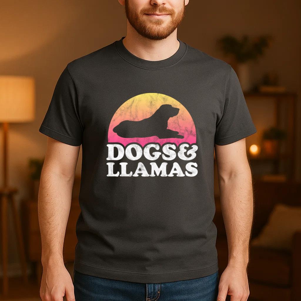 Dogs And Llamas T-Shirt image 3