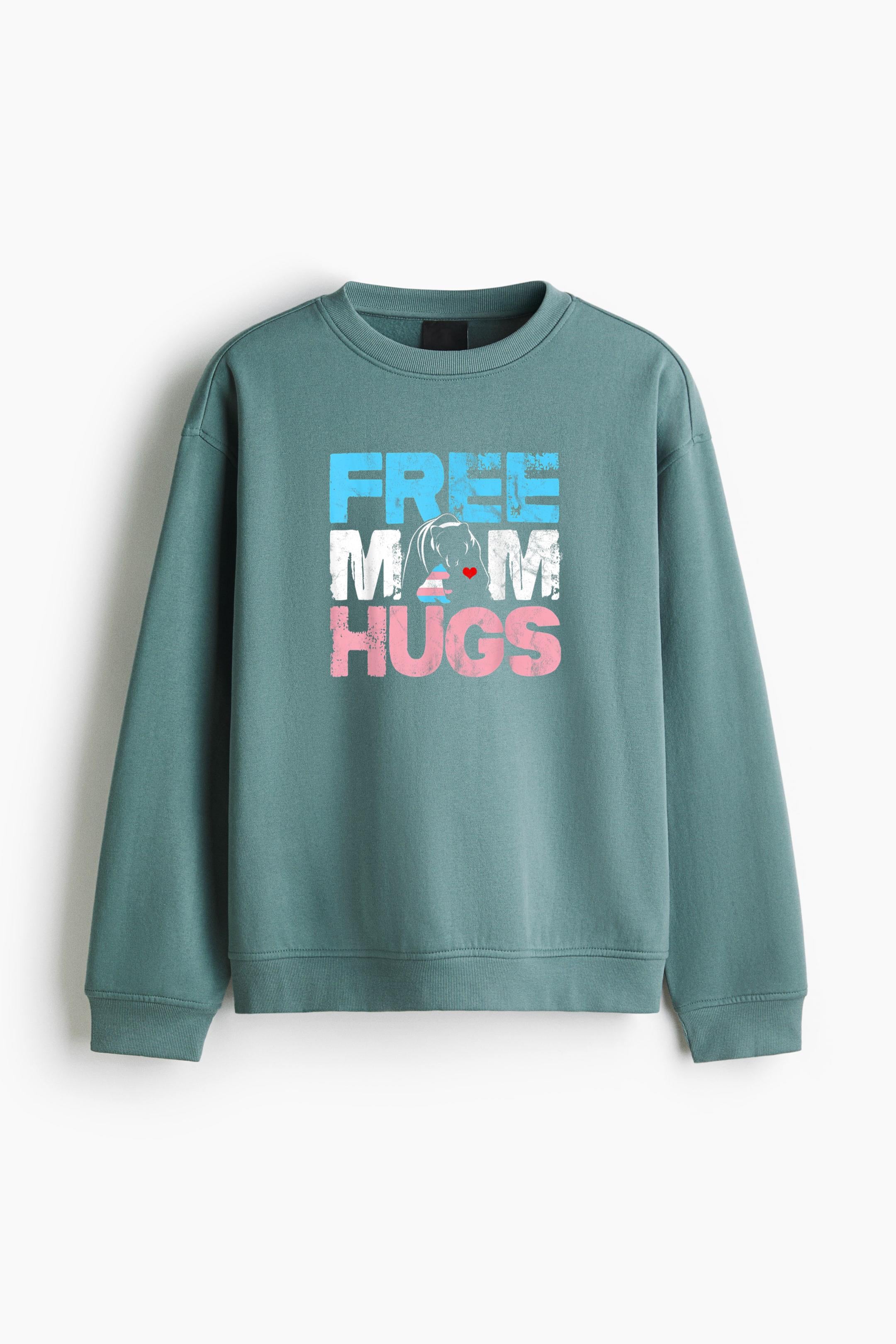 Free Mom Hugs Bear Regular Fit Printed Sweatshirt  image 3