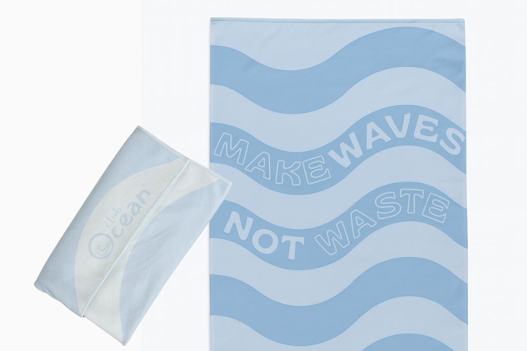 Summer Beach Towel- 140x70cm, Quick-Drying, Recycled Fabric