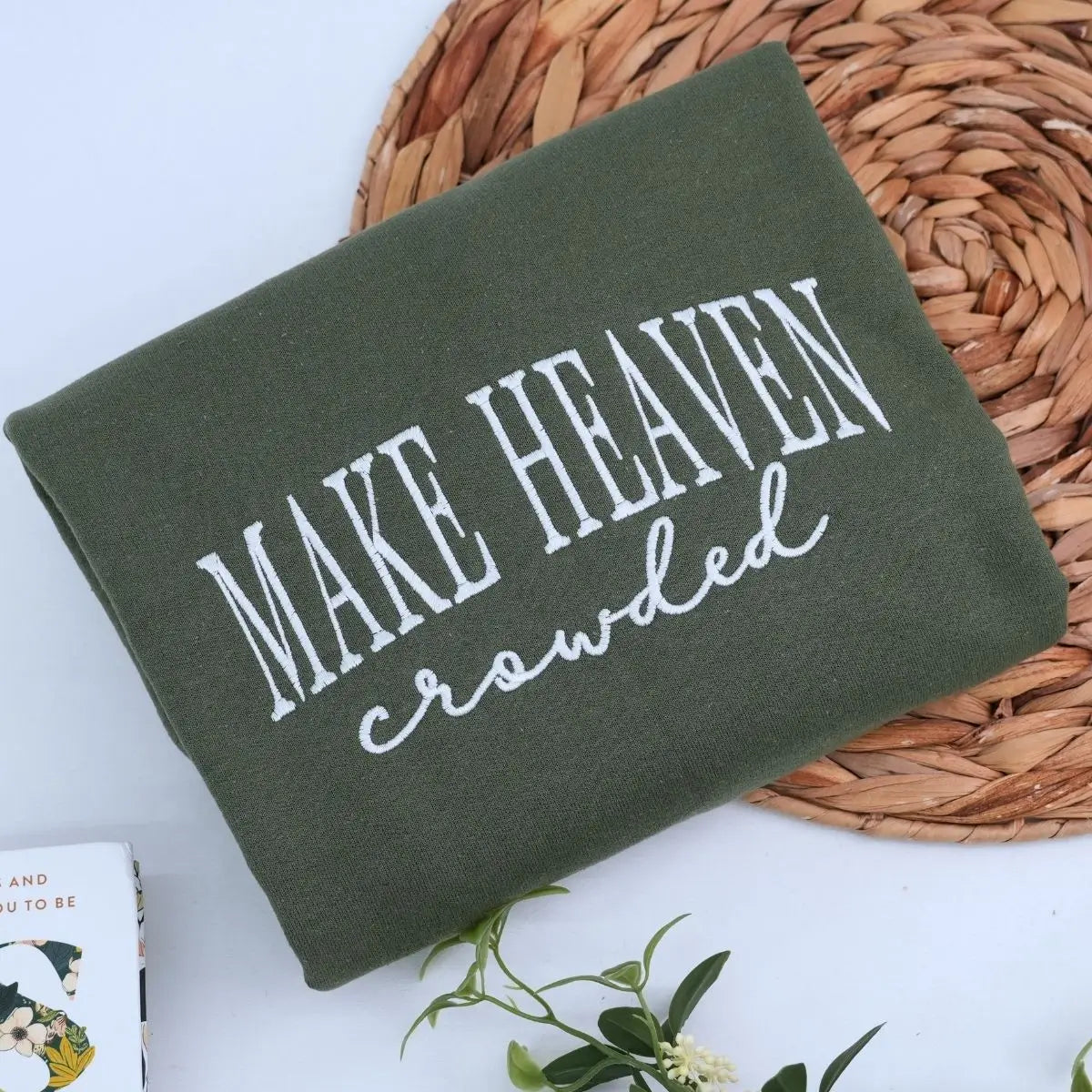 Faith-Driven Embroidered Sweatshirt or Hoodie