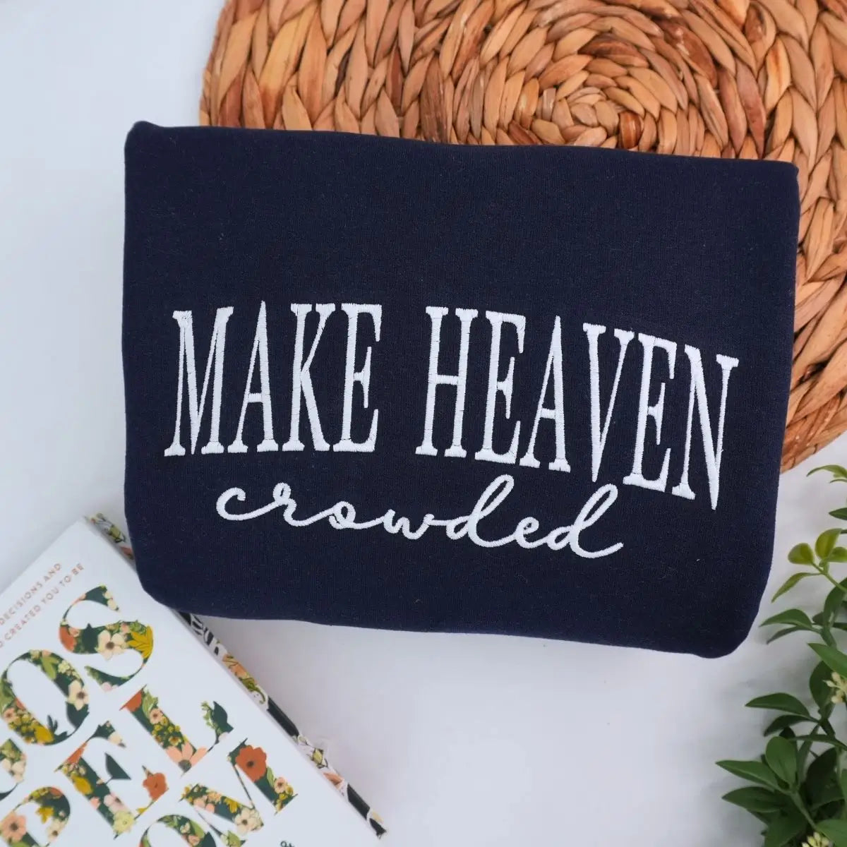 Faith-Driven Embroidered Sweatshirt or Hoodie