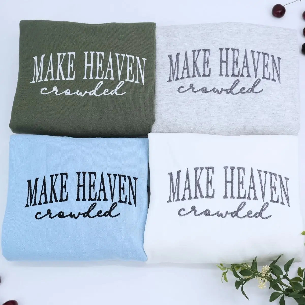 Faith-Driven Embroidered Sweatshirt or Hoodie