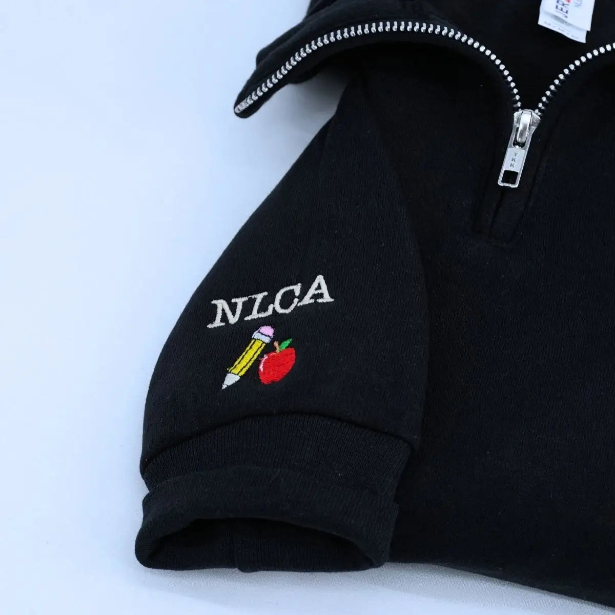 Custom Teacher Quarter Zip Sweatshirt with Personalized Name Embroidery