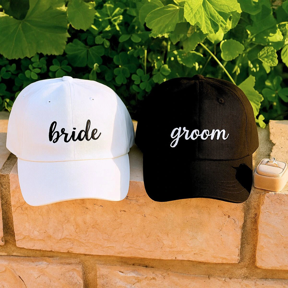 Personalized Embroidered Wedding Party Hat - Customizable Groomsmen Cap