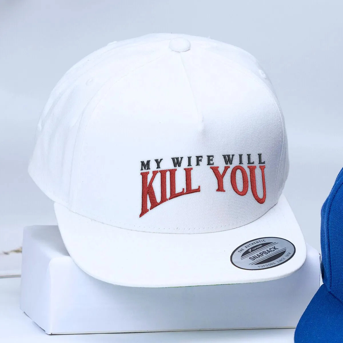 Funny Embroidered Snapback Hat for Husbands