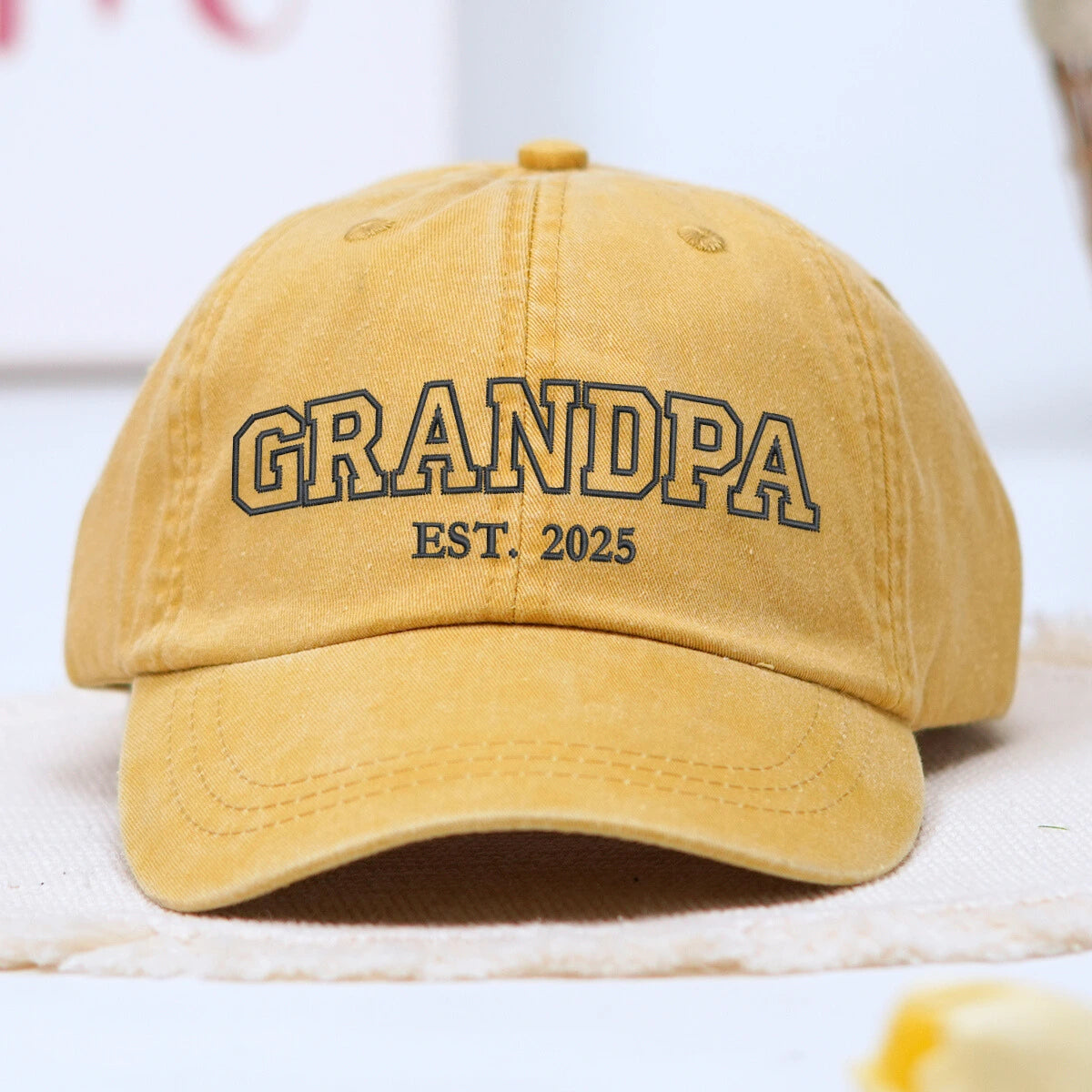 Personalized Classic Dad Est. Hat | Custom Embroidered Gift for Dad