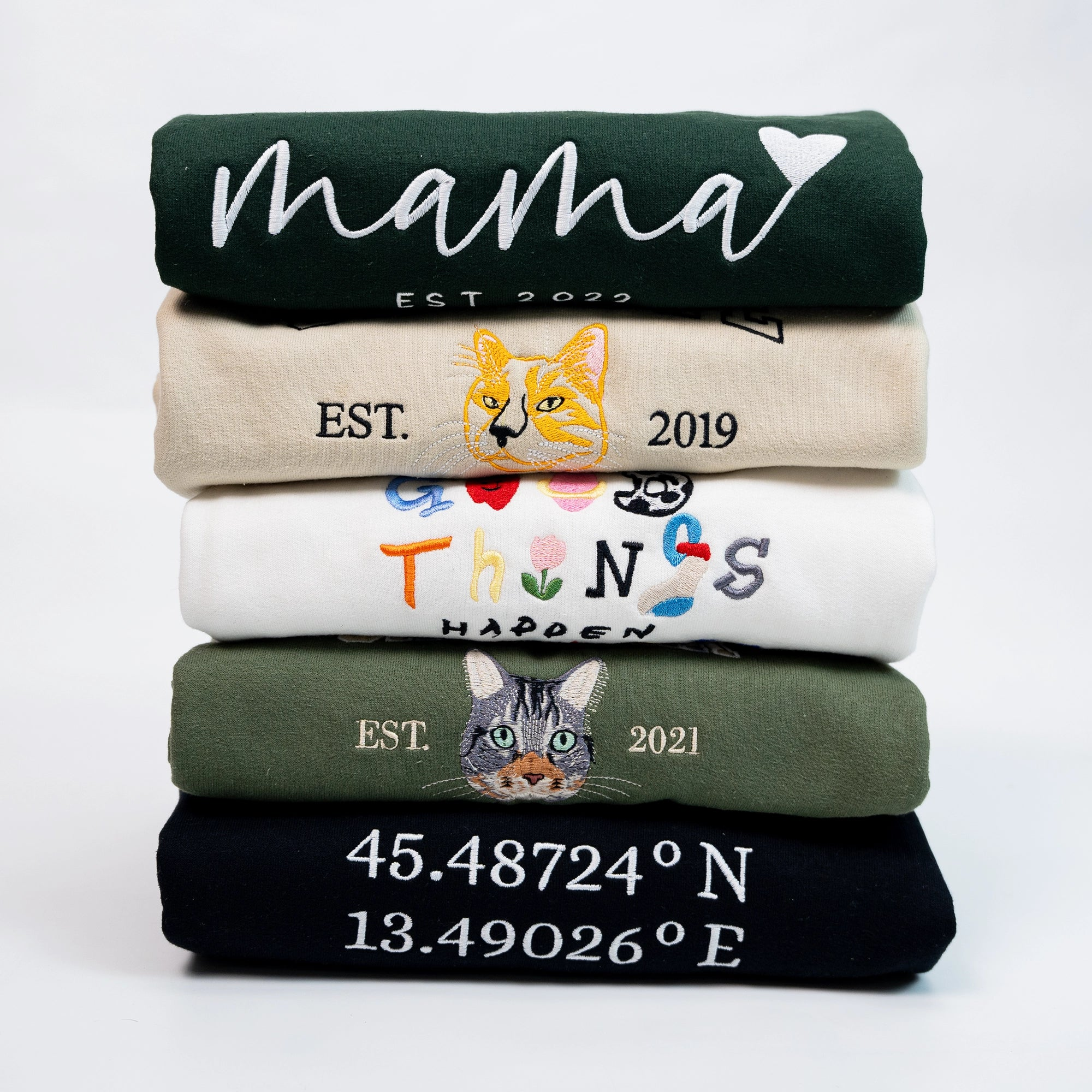 Personalized Embroidered Sweatshirt - Premium Custom Apparel
